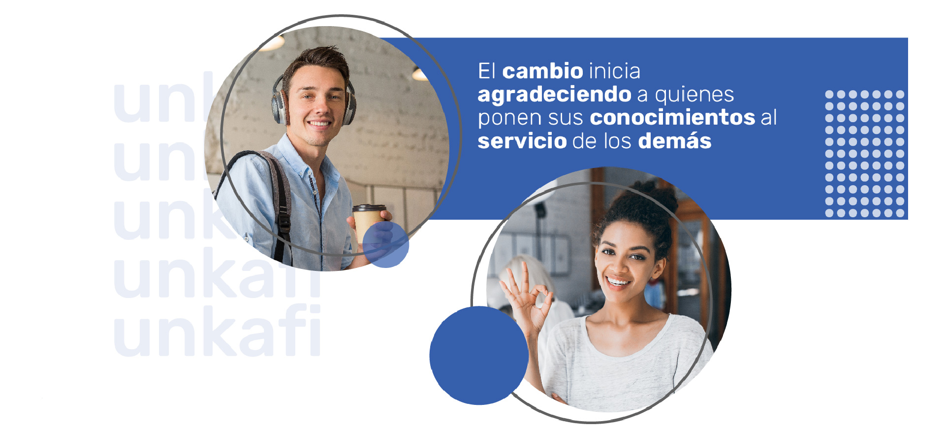 Personas conectándose